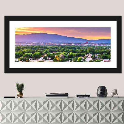 Albuquerque Skyline at Dusk Wall Art