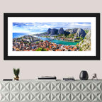 Omiš Cetina River Mouth Canyon View Wall Art