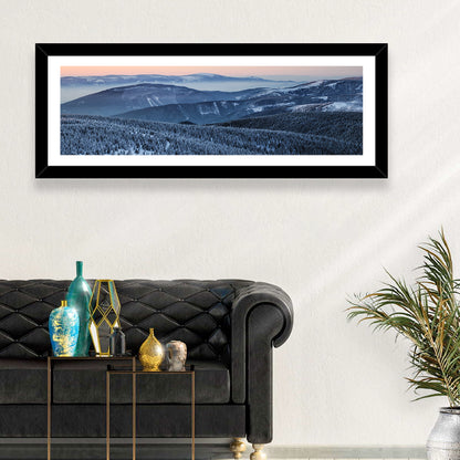 Jeseníky Winter Mist Wall Art