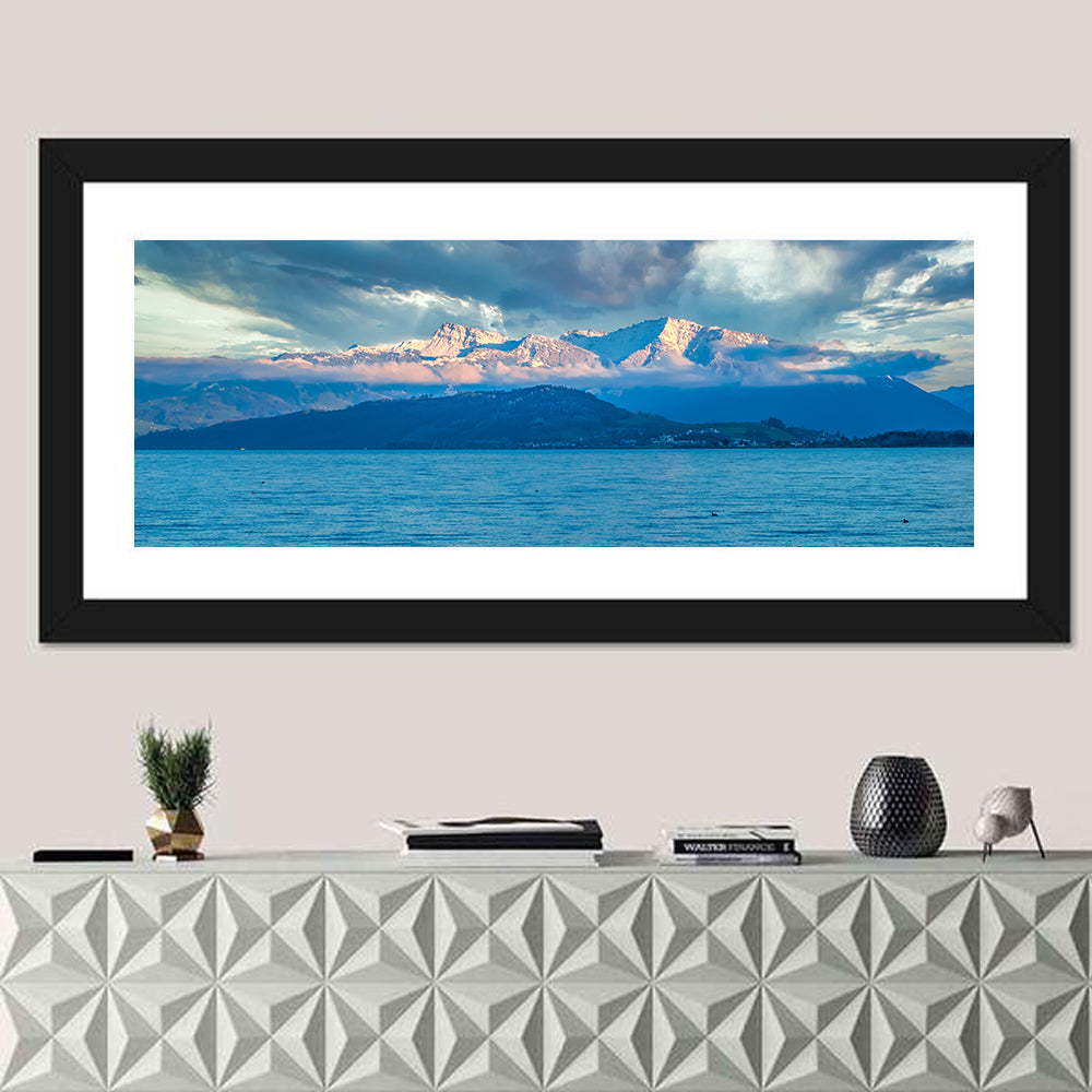 Lake Obersee Golden Hour Wall Art