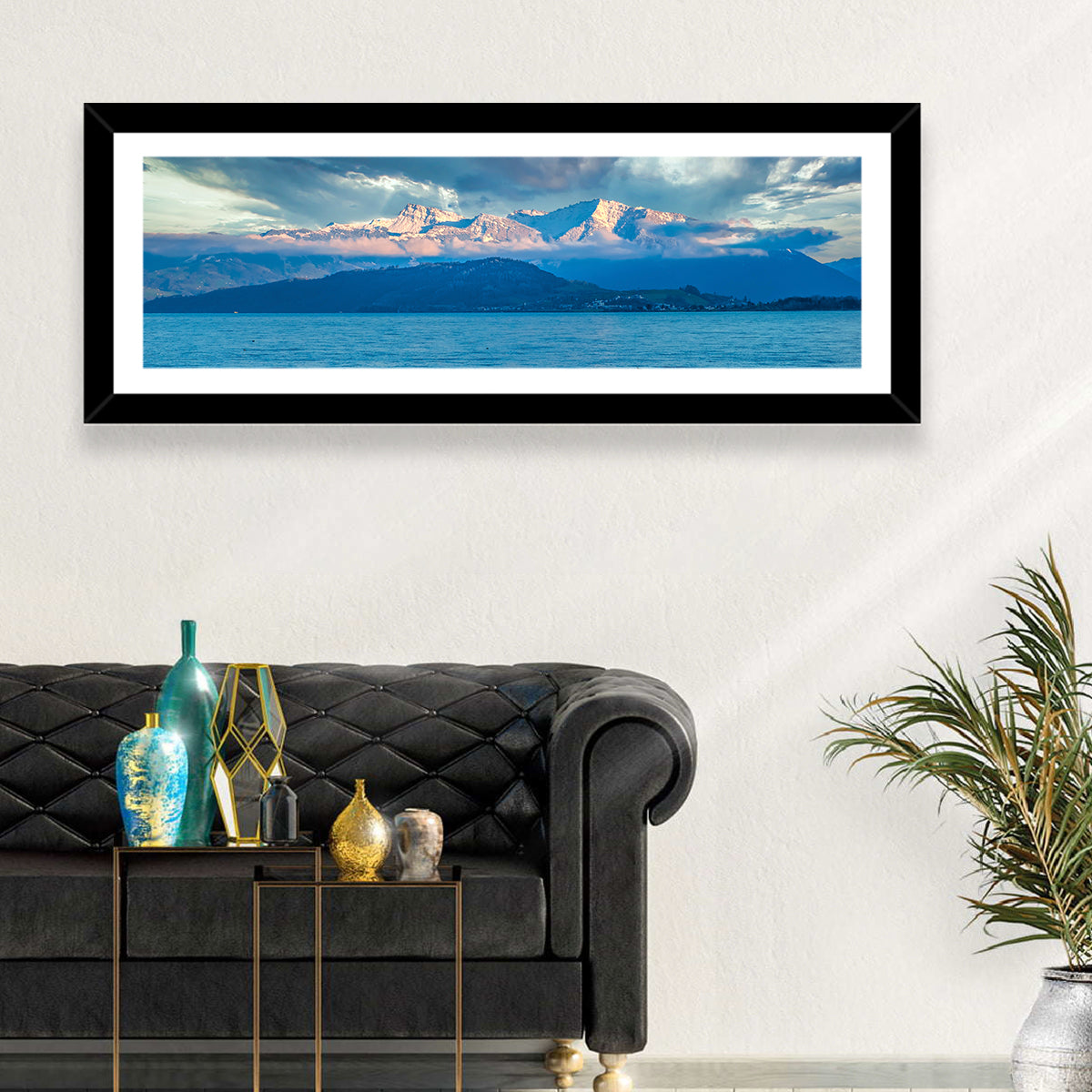 Lake Obersee Golden Hour Wall Art