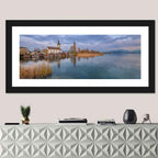 Busskirch Church on Lake Obersee Wall Art