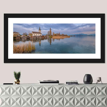 Busskirch Church on Lake Obersee Wall Art