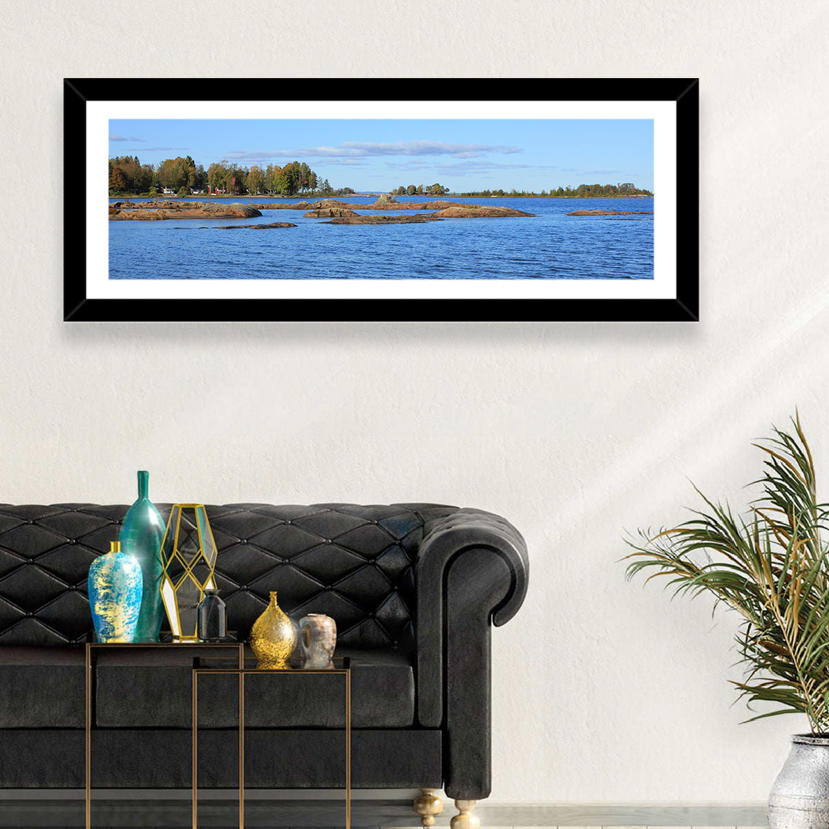 Lake Vanern Rocky Shoreline Wall Art