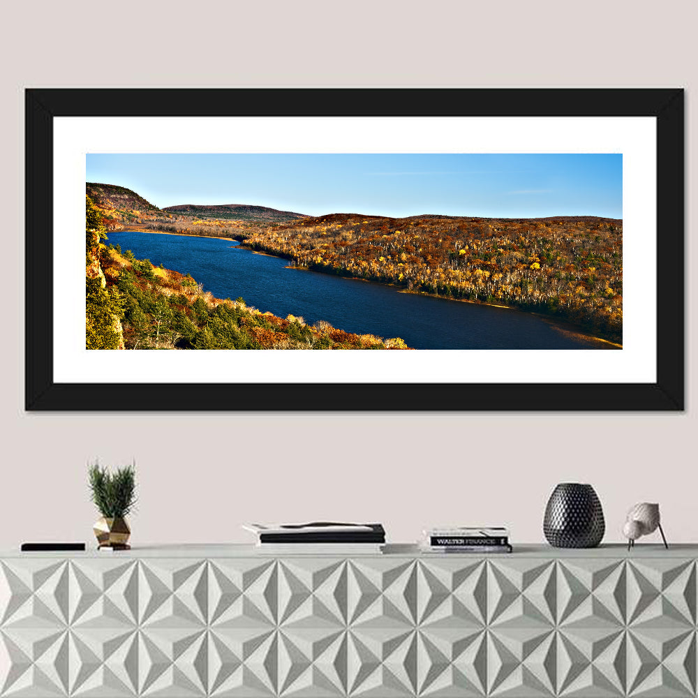 Lake of the Clouds Golden Hour Wall Art