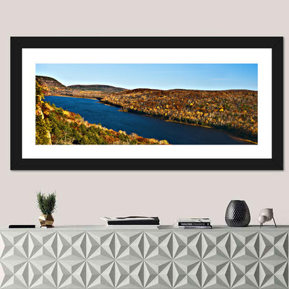 Lake of the Clouds Golden Hour Wall Art