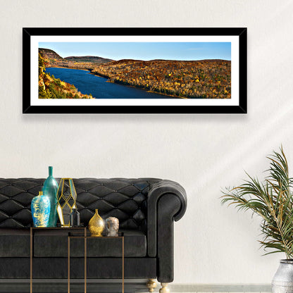 Lake of the Clouds Golden Hour Wall Art