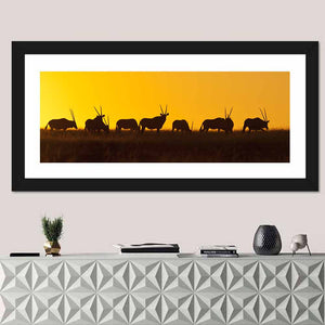 Gemsbok Herd Namibia Wall Art