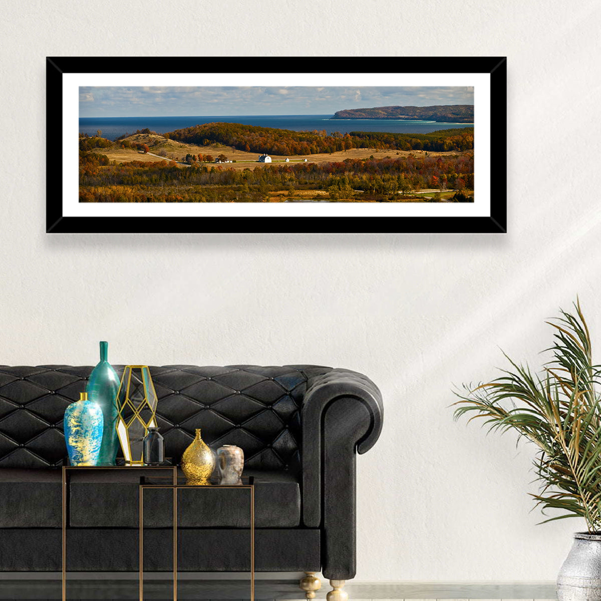 D.h. Day Farm, Glen Arbor Wall Art in a room, panoramic