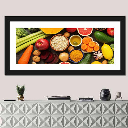 Detox Diet Ingredients Wall Art