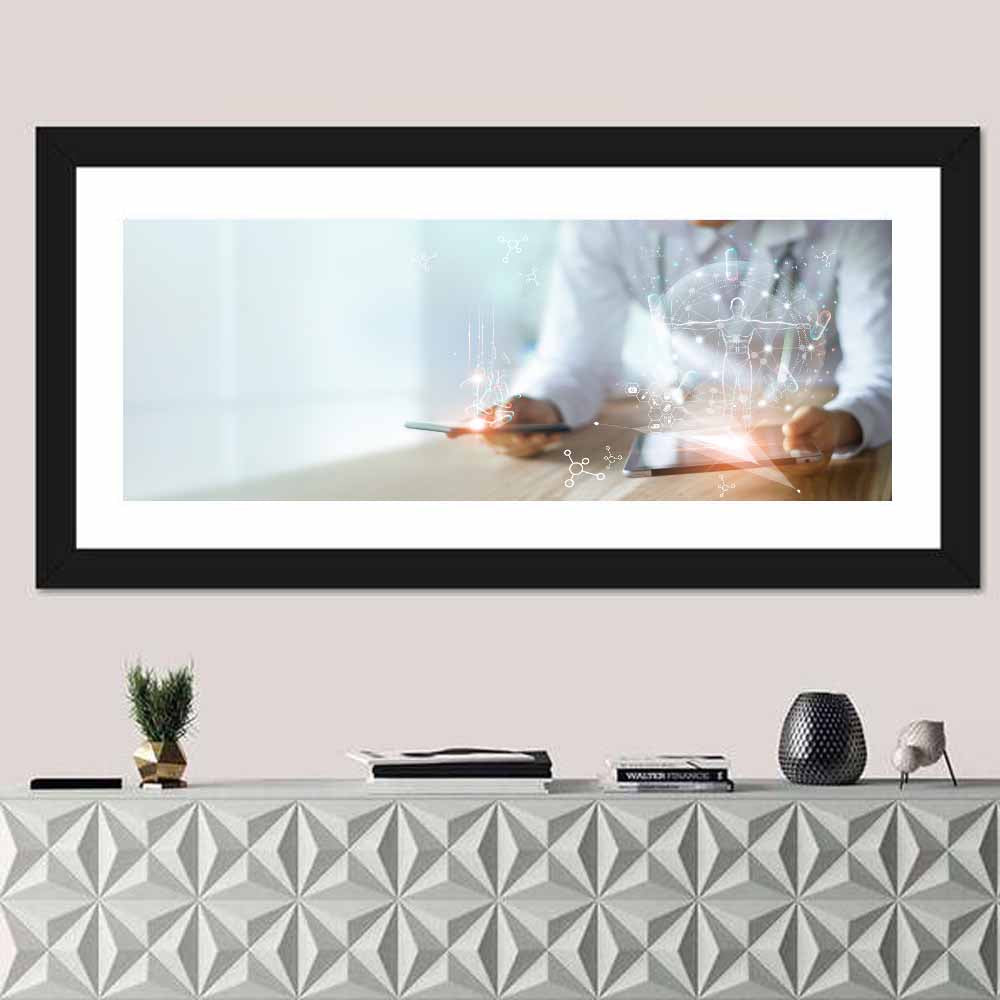 Holographic Human Anatomy Wall Art