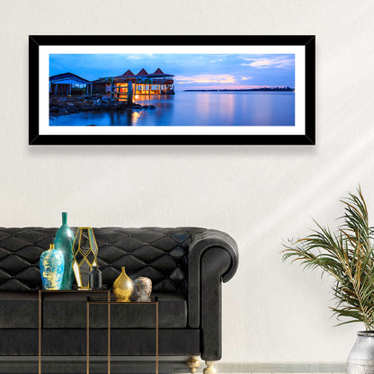 Twilight Restaurant on Lake Victoria Wall Art