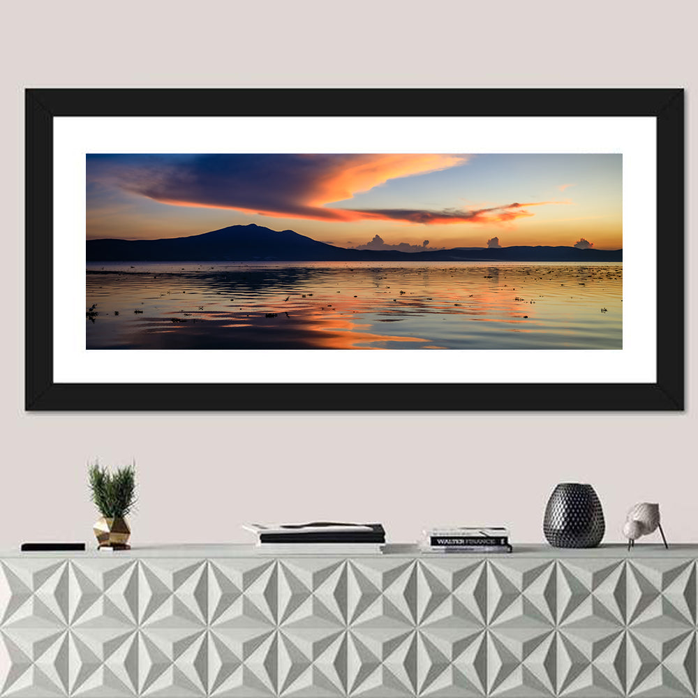 Lake Chapala Golden Dusk Wall Art
