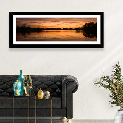 Lake Weiss Sunrise Reflection Wall Art
