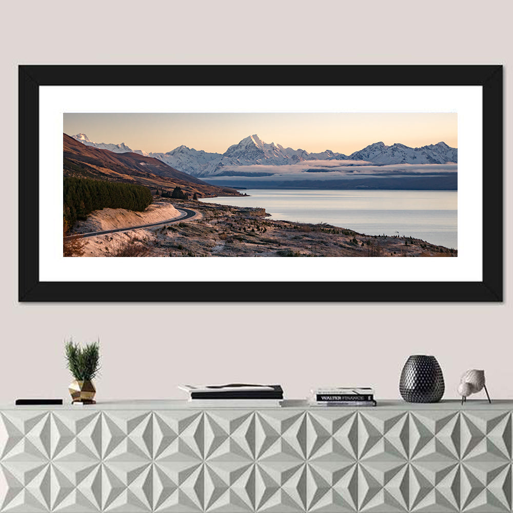 Mount Cook Over Lake Pukaki Wall Art