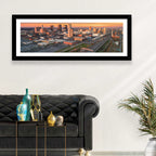 Birmingham Golden Hour Skyline Wall Art