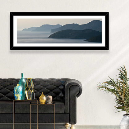 Kalymnos Shore at Blue Hour Wall Art
