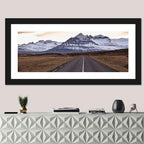 East Fjords Road at Dusk Wall Art