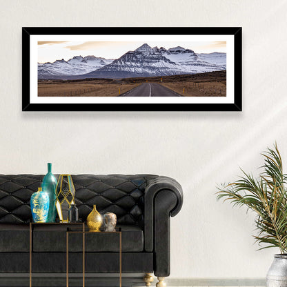 East Fjords Road at Dusk Wall Art