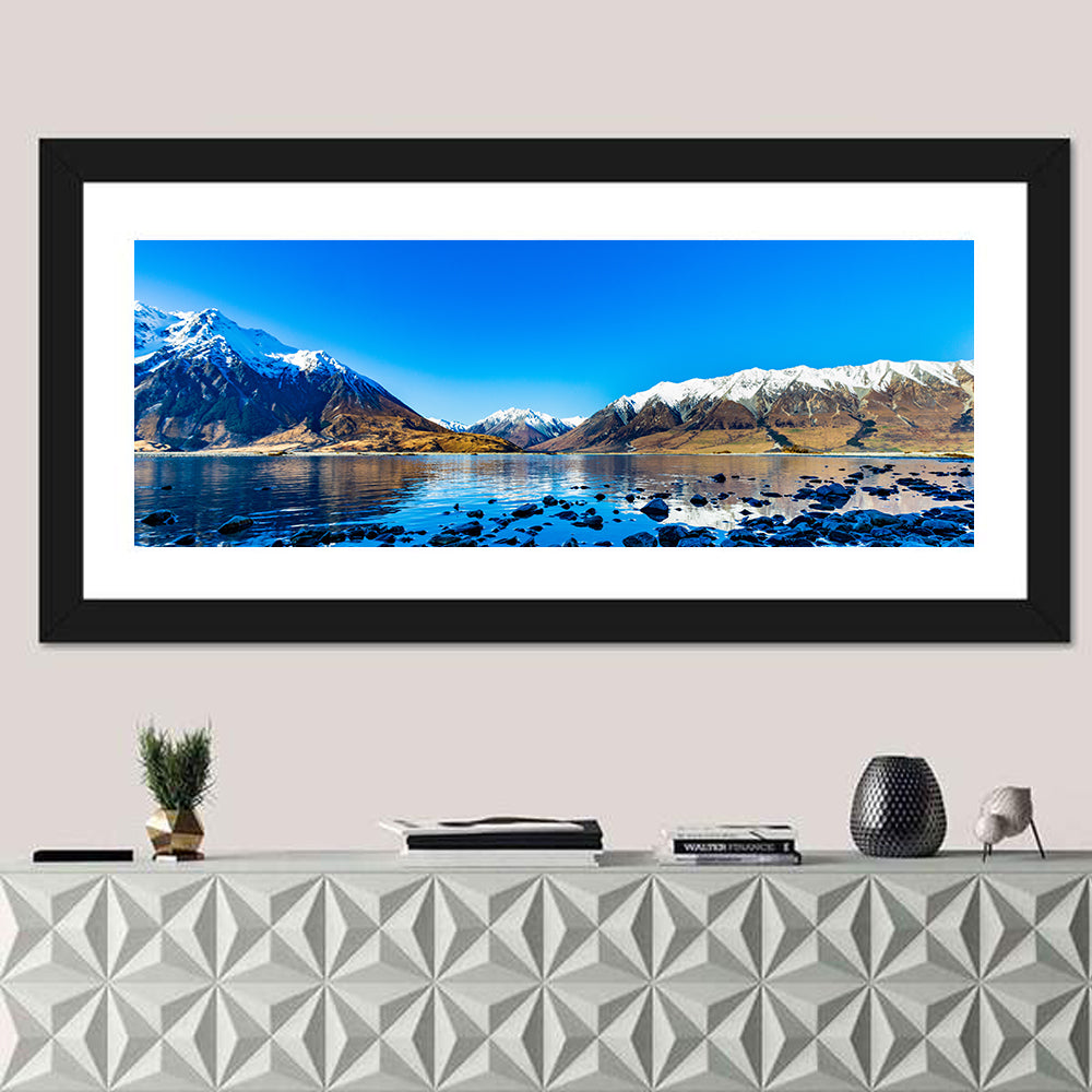 Lake Ohau Mountain Reflection Wall Art