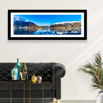 Lake Ohau Mountain Reflection Wall Art