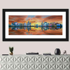 Hangzhou Golden Sphere Skyline at Dusk Wall Art