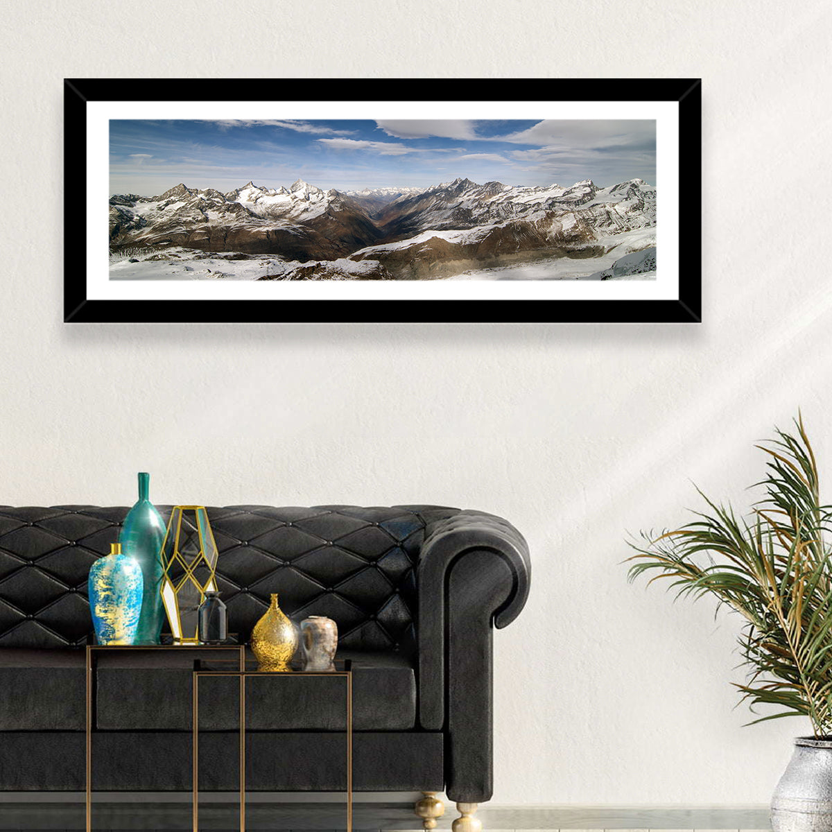 Snow-capped Peaks of Zermatt Wall Art
