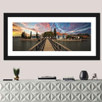 Agios Achilleios Monastery at Sunset Wall Art