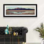 Salinas Grande Salt Flat Reflection Wall Art