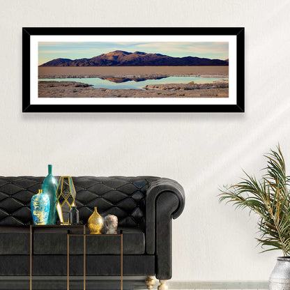 Salinas Grande Salt Flat Reflection Wall Art