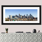 Denver Skyline with Speer Boulevard Bridge Wall Art