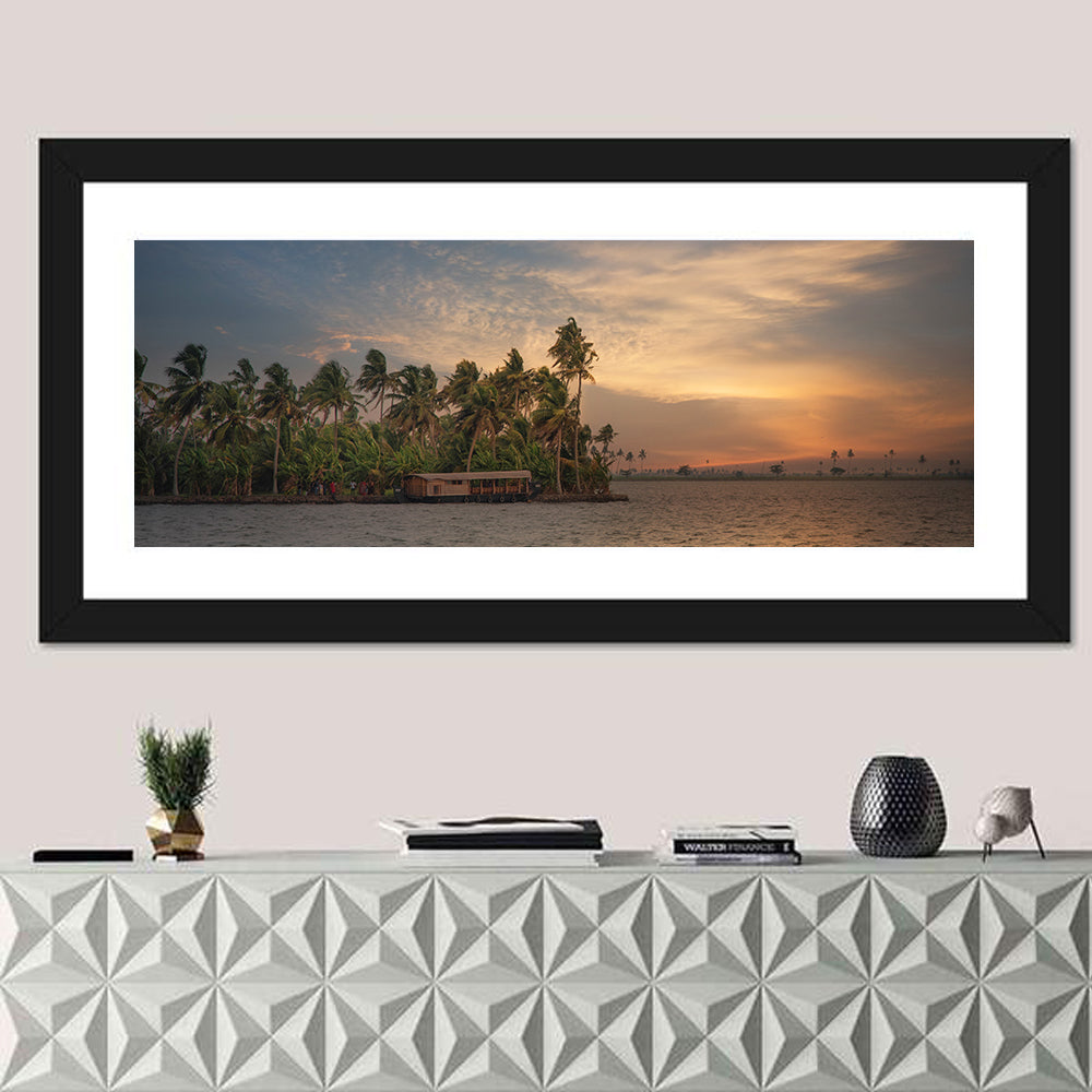 Vembanad Lake Sunset Wall Art