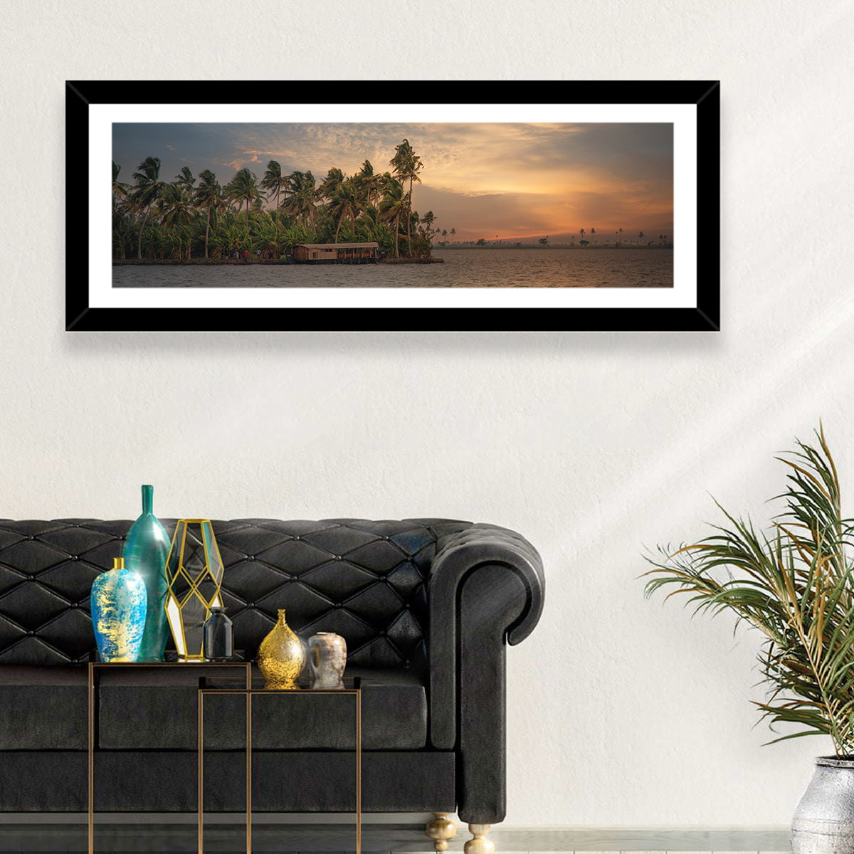 Vembanad Lake Sunset Wall Art