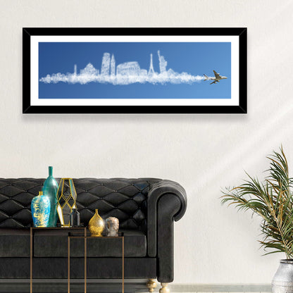 World Tour Cloud Skyline Wall Art