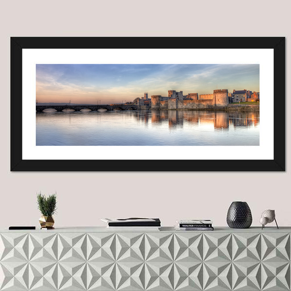 King John's Castle at Sunset Wall Art