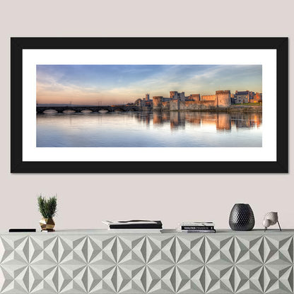 King John's Castle at Sunset Wall Art