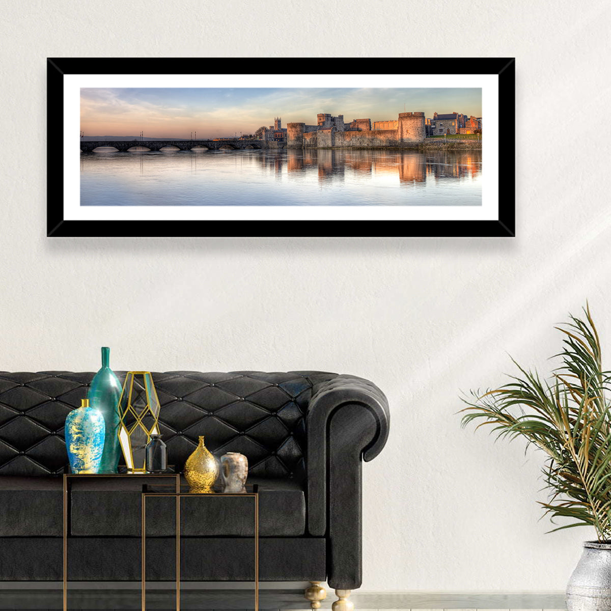 King John's Castle at Sunset Wall Art