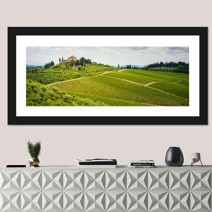 Chianti Vineyards Hills Wall Art