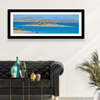 Lake Pleasant Shoreline with Boat Wall Art