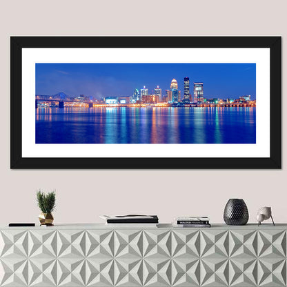 Louisville Skyline at Dusk Wall Art