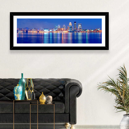Louisville Skyline at Dusk Wall Art