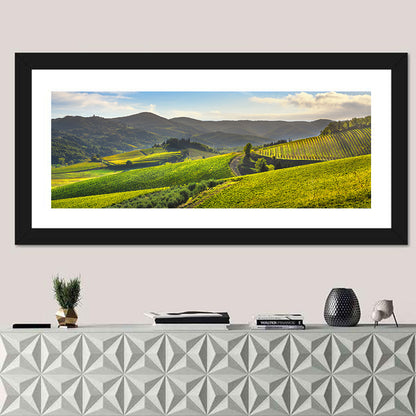Sunlit Chianti Vineyard Wall Art