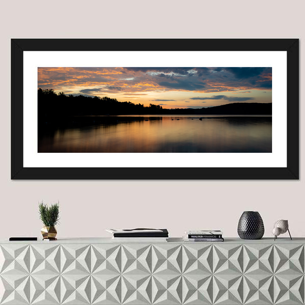 Lake Squam Sunrise Reflection Wall Art