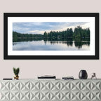 Beaver Lake Park Sunrise Reflection Wall Art