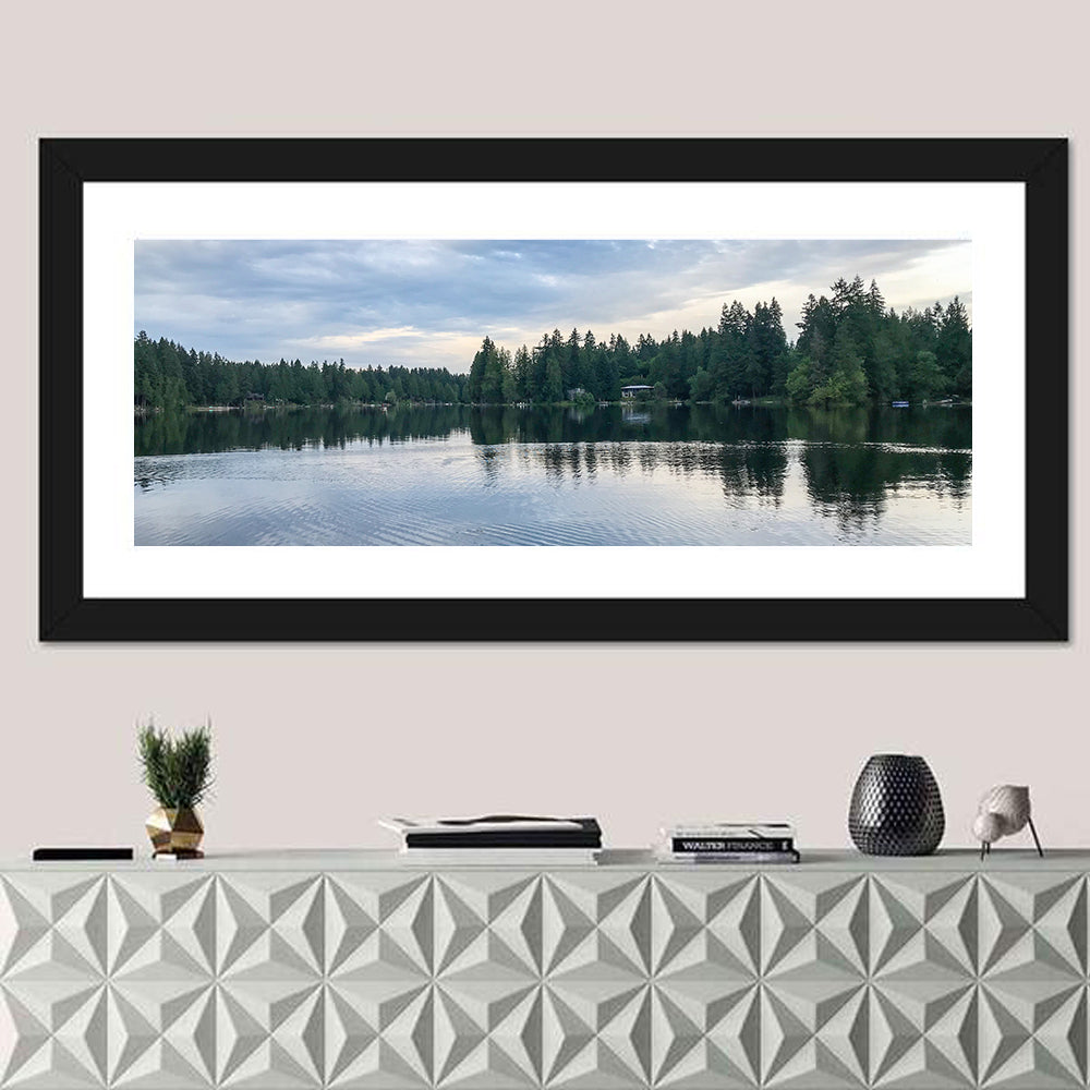 Beaver Lake Park Sunrise Reflection Wall Art