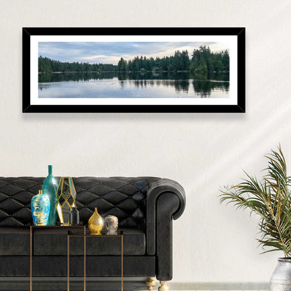 Beaver Lake Park Sunrise Reflection Wall Art