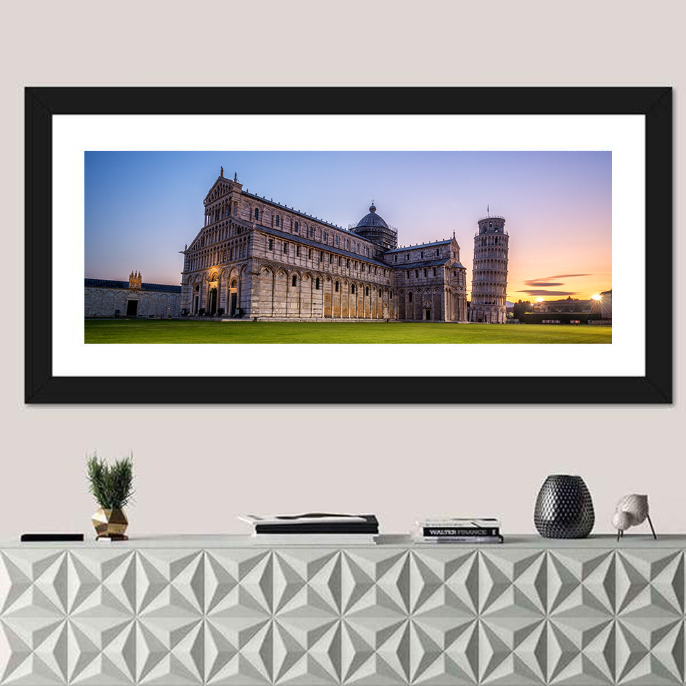 Leaning Tower of Pisa at Dusk Wall Art