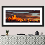 Mount Fitz Roy at Golden Hour Wall Art