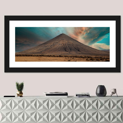 Volcanic Cone at Golden Hour Wall Art