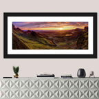 Quiraing Isle of Skye Sunset Wall Art
